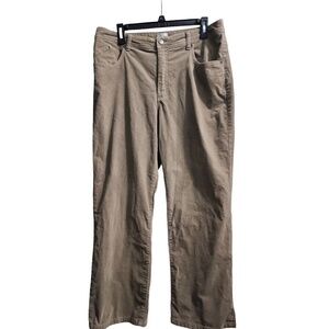Chico's Khaki Wide-Leg‎ Pants Casual Comfort Women's Trousers
